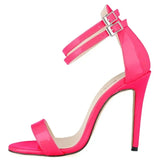 Women’s Summer High Heel Sandals – Classic Buckle Design, Elegant Fairy Style for Prom & Wedding