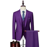 Men's 3-piece suit, formal attire for wedding or party