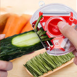 3-in-1 Magic Trio Peeler – Julienne Slicer, Shredder & Vegetable Cutter Tool
