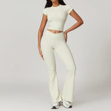 Women's Yoga Set – Crop Top & Leggings Activewear