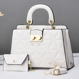 Women's Retro Square Shoulder Bag - Luxury Designer Handbag