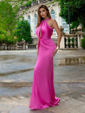 🔥 Sexy long dress with asymmetrical straps – bold, elegant and unforgettable