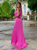 🔥 Sexy long dress with asymmetrical straps – bold, elegant and unforgettable