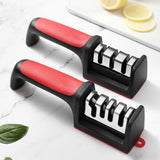 3-Stage Kitchen Knife Sharpener – Non-Slip Base.