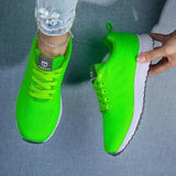 Women's Mesh Breathable Platform Sneakers – Casual Sports Trainers