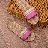 Women’s Summer Indoor Slippers – Lightweight, Anti-Slip Soft Linen Home Shoes