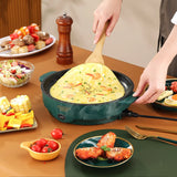 Non-stick electric multicooker frying pan for barbecue, meat, fish and omelets