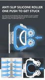 Wall-Mounted Mop and Broom Holder - Waterproof Storage Organizer with Hooks