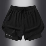 Quick Dry 2 in 1 Running Shorts for Men and Women - Summer Workout and Fitness Clothing
