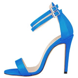 Women’s Summer High Heel Sandals – Classic Buckle Design, Elegant Fairy Style for Prom & Wedding