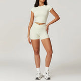 Women's Yoga Set – Crop Top & Leggings Activewear
