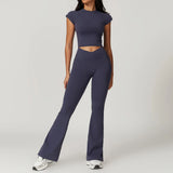 Women's Yoga Set – Crop Top & Leggings Activewear
