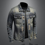 Men's denim jacket autumn/winter casual cotton workwear