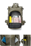 SYZM Women's Genuine Leather Backpack – Anti-theft, Waterproof and Multifunctional