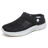 Summer Women's Mesh Slip-On Slippers – Casual & Breathable Half Support Shoes