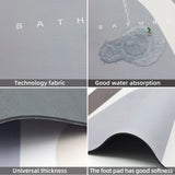 Luxury Bathroom Mat – Anti-Slip, Super Absorbent & Quick-Dry Floor Rug for Shower, Bath, Toilet & Entryway (Washable)
