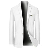 Men's Summer Lightweight Blazer - Breathable Slim Fit Jacket, Business Casual Coat