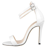 Women’s Summer High Heel Sandals – Classic Buckle Design, Elegant Fairy Style for Prom & Wedding