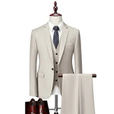 Men's 3-piece suit, formal attire for wedding or party