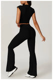 Women's Yoga Set – Crop Top & Leggings Activewear
