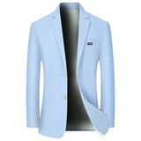 Men's Summer Lightweight Blazer - Breathable Slim Fit Jacket, Business Casual Coat