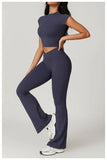 Women's Yoga Set – Crop Top & Leggings Activewear