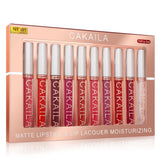 Set of 10 CAKAILA nude matte liquid lipsticks – Luxury Nude Collection 💋