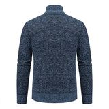 Men’s Knit Cardigan Sweater – Spring & Autumn Casual Jacket | Brown & Grey Colors