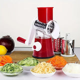 Multifunctional Vegetable Cutter - Manual Rotary Grater