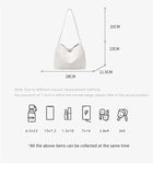 FOXER Women’s Small Designer Shoulder Bag – Soft PU Luxury Underarm Tote with Large Capacity