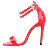 Women’s Summer High Heel Sandals – Classic Buckle Design, Elegant Fairy Style for Prom & Wedding