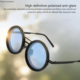 Multifunction Steampunk Sunglasses Polarized Lenses Fashionable for Driving Fishing 32GB