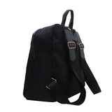 Simple Black PU Leather Backpack – Large Capacity and Urban Style