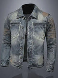 Men's denim jacket autumn/winter casual cotton workwear