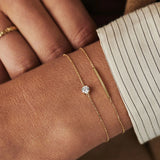 💎 CANNER™ Elegance – Minimalist Cubic Zirconia Bracelet for Stunning Women