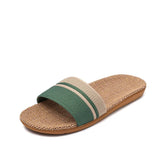 Women’s Summer Indoor Slippers – Lightweight, Anti-Slip Soft Linen Home Shoes