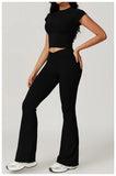 Women's Yoga Set – Crop Top & Leggings Activewear