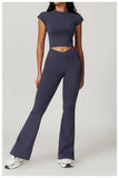 Women's Yoga Set – Crop Top & Leggings Activewear