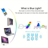 Men's Half-frame Business Reading Glasses Anti-blue Light Anti-fatigue Metal Frame Presbyopia Glasses +1.0 To +4.0