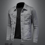 Men's denim jacket autumn/winter casual cotton workwear