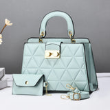 Women's Retro Square Shoulder Bag - Luxury Designer Handbag