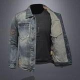 Men's denim jacket autumn/winter casual cotton workwear