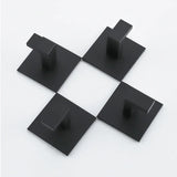 Strong Adhesive Wall Hooks - No Drilling Hangers for Towels, Coats and Clothes for Kitchen, Bathroom and Bedroom