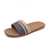 Women’s Summer Indoor Slippers – Lightweight, Anti-Slip Soft Linen Home Shoes