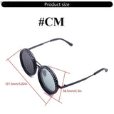 Multifunction Steampunk Sunglasses Polarized Lenses Fashionable for Driving Fishing 32GB