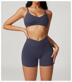 Women's Yoga Set – Crop Top & Leggings Activewear