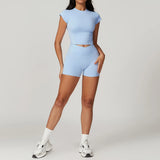 Women's Yoga Set – Crop Top & Leggings Activewear