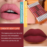 Set of 10 CAKAILA nude matte liquid lipsticks – Luxury Nude Collection 💋