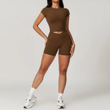Women's Yoga Set – Crop Top & Leggings Activewear