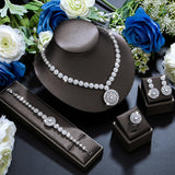 💎 African Majesty Collection – Premium Zirconia Bridal Set